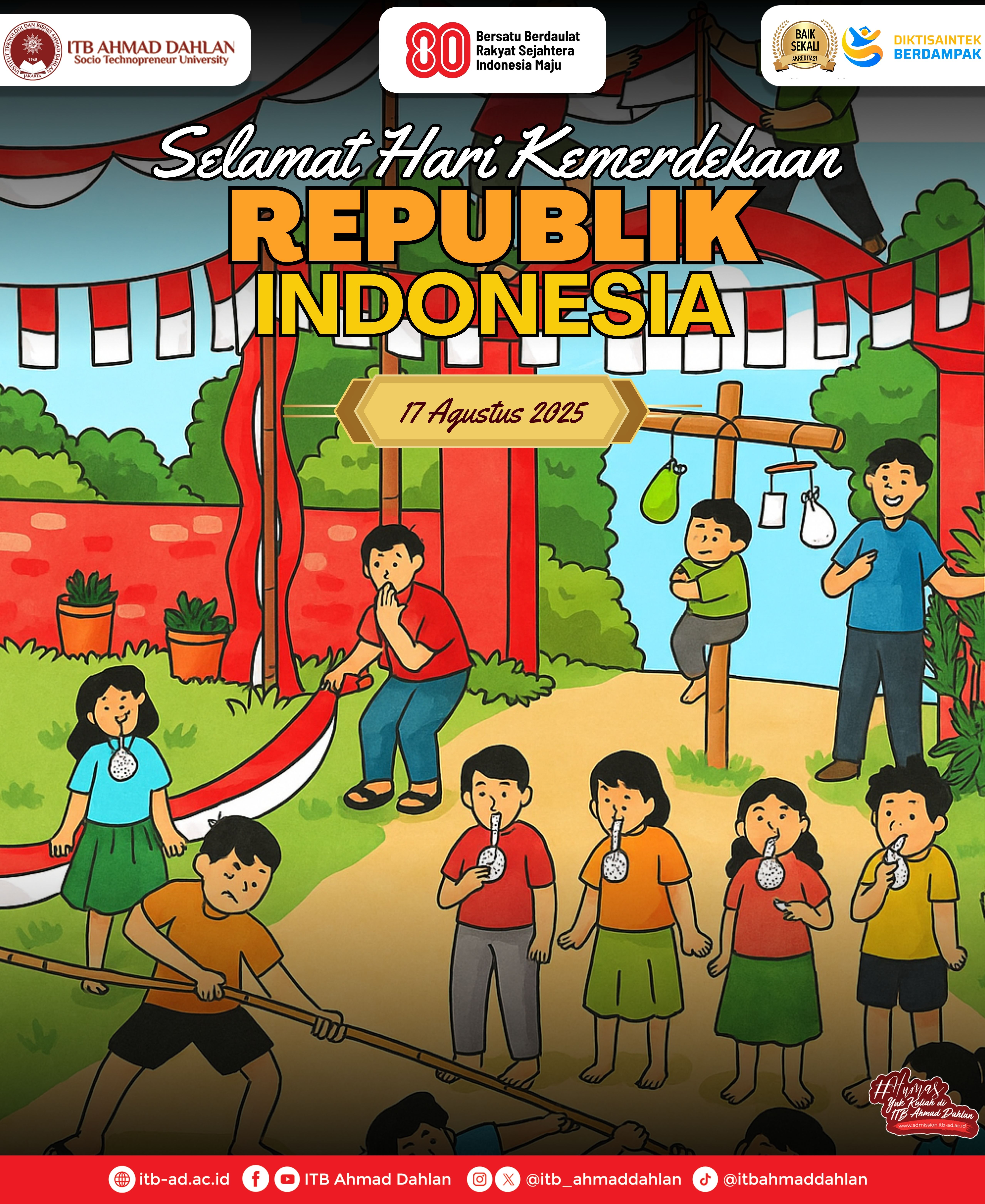 HUT Republik Indonesia ke 80
